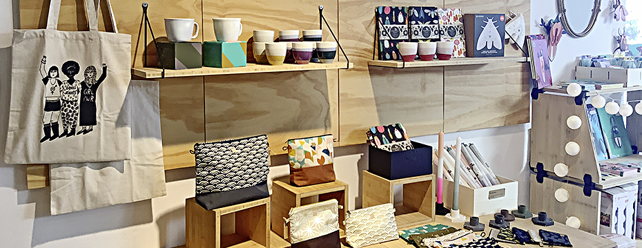 Misuki Innenraum mit Produkten