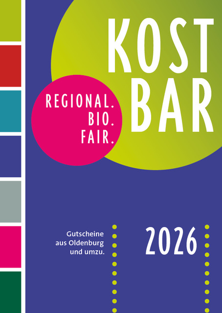 Vorderansicht des Kostbar-Gutscheinbuchs